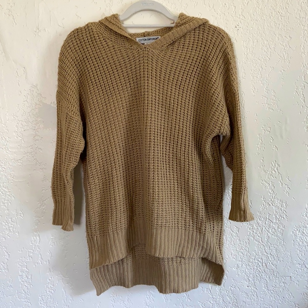 Cotton Emporium Knit Sweater, Size Small